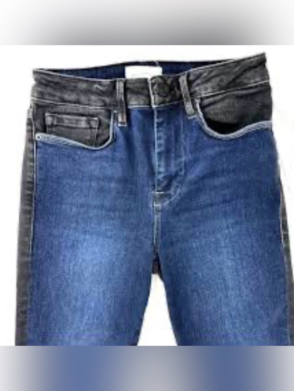 Frame Le One Skinny Two tone jeans Size 1